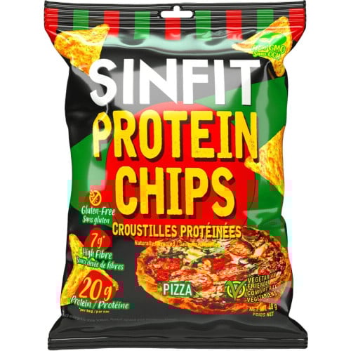 SinFit Protein Chips - 1 Bag Pizza