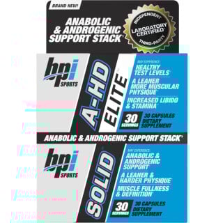 BPI Sports A-HD Elite / Solid Combo 30 Servings
