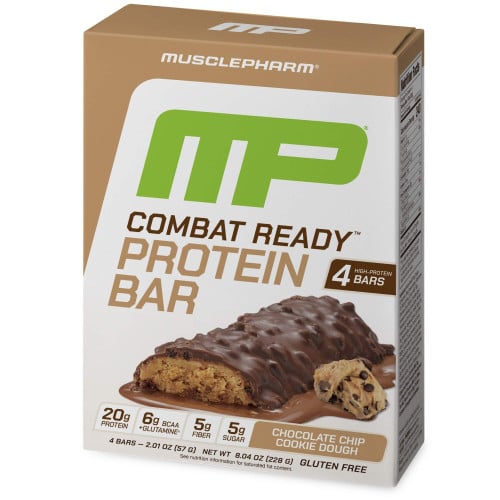 MusclePharm Combat Sport Bar - Box of 4 Chocolate Chip Cookie Dough