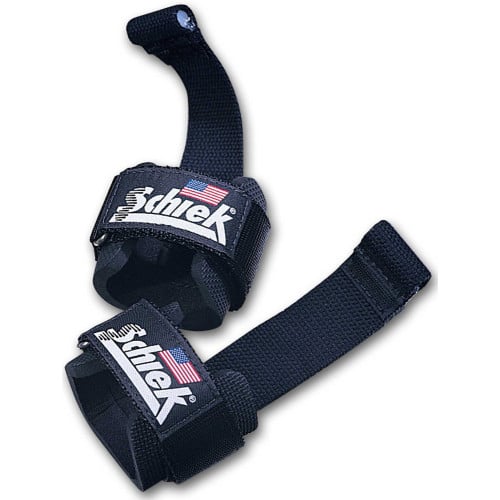 Schiek Power Lifting Straps with Dowel