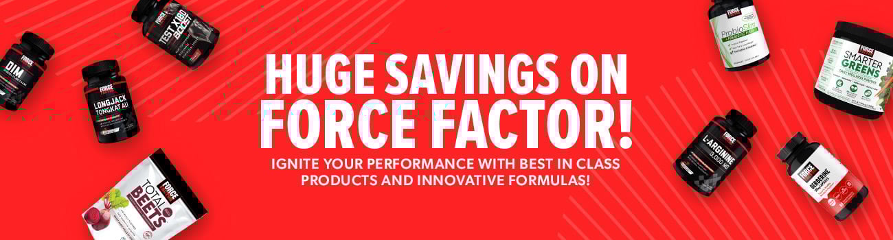Ignite Your Performance! Whether you're looking to boost vitality or improve performance, Force Factor had you covered. Explore the line today!