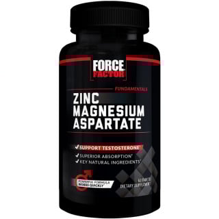 Force Factor Zinc Magnesium Aspartate - 60 Tablets