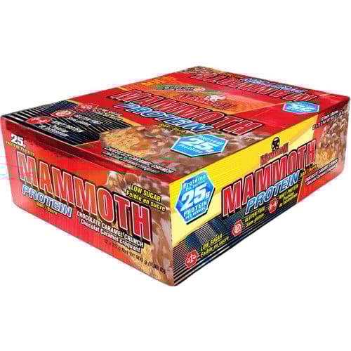 Mammoth Protein Bar - Box of 12 Chocolate Caramel Crunch