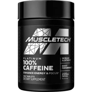 MuscleTech Essential Series Platinum 100% Caffeine - 125 Tablets