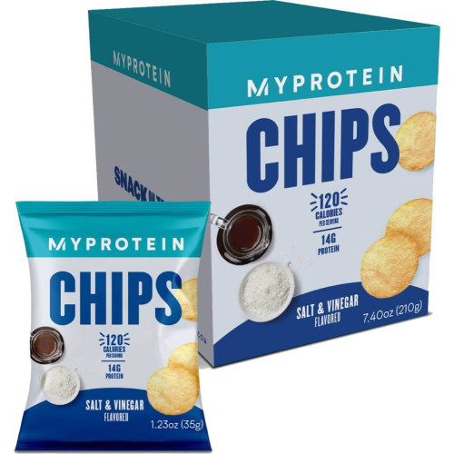 Myprotein Protein Chips - Box of 6 Salt & Vinegar
