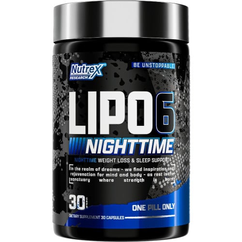 Nutrex Lipo-6 Nighttime, 30 Capsules