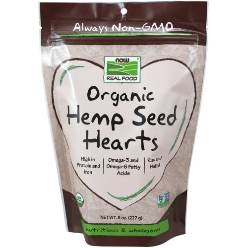 NOW Foods Organic Hemp Seed Hearts 8oz