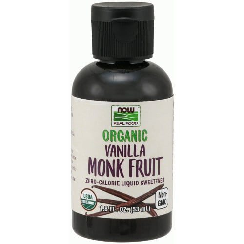 NOW Foods Organic Monk Fruit Liquid 2oz Vanilla