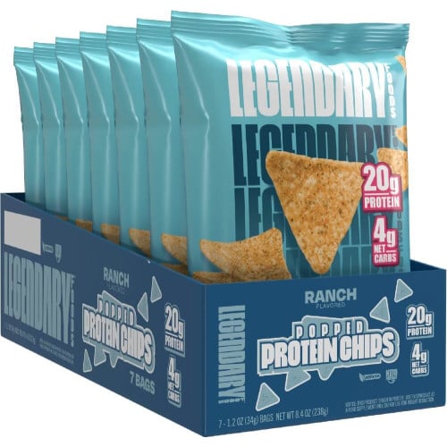 Legendary Foods Protein Chips - Box of 7 Ranch
