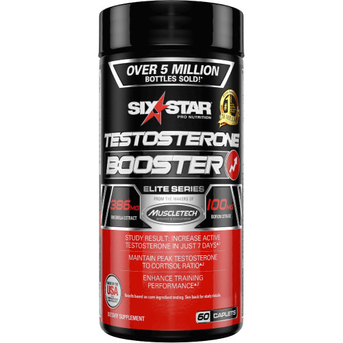 Six Star Elite Series Testosterone Booster - 60 Caplets
