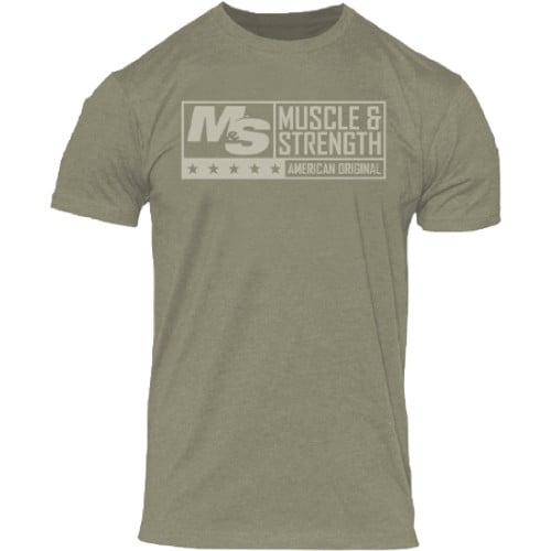 Stamp Tee - Light Olive