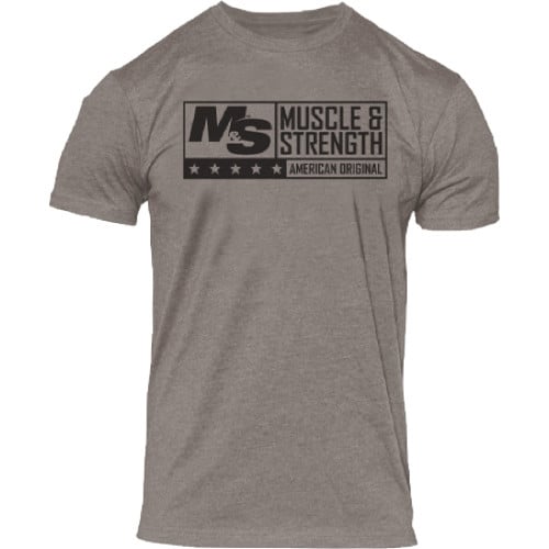 Stamp Tee - Warm Grey Heather