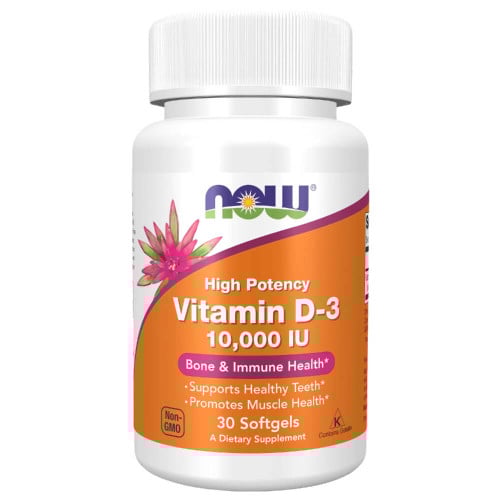 NOW Foods Vitamin D-3 10,000 IU - 30 Softgels