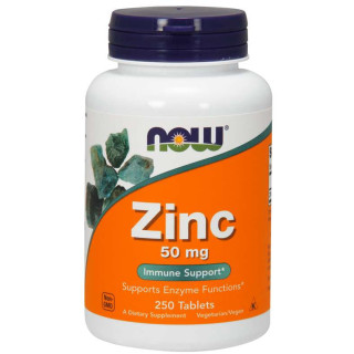 NOW Foods Zinc Gluconate 50MG 250 Tablets