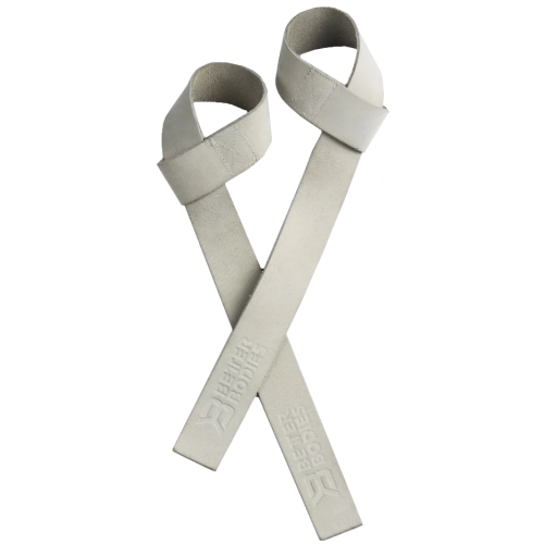 Better Bodies Leather Lifting Straps - Foggy